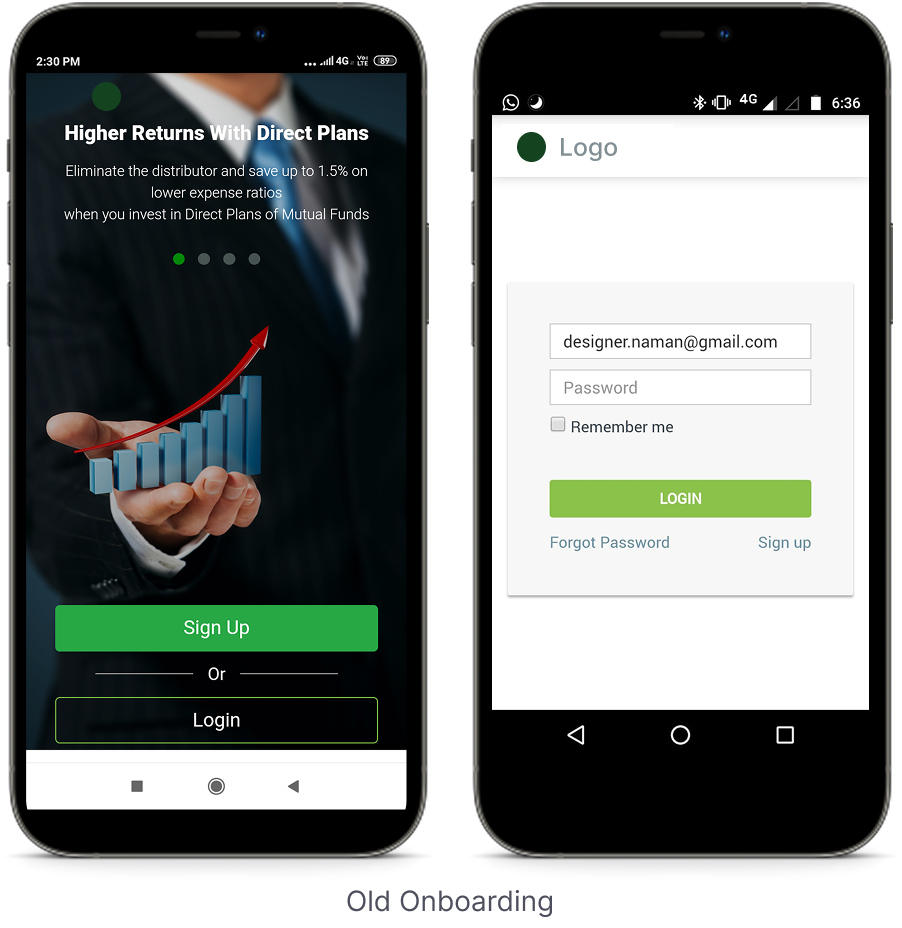 landing page